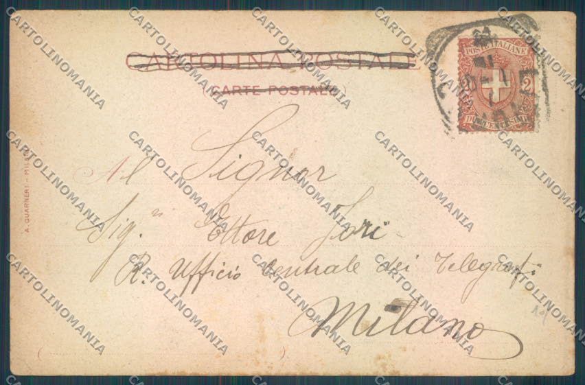Livorno città Faro cartolina ZG1441 – retro