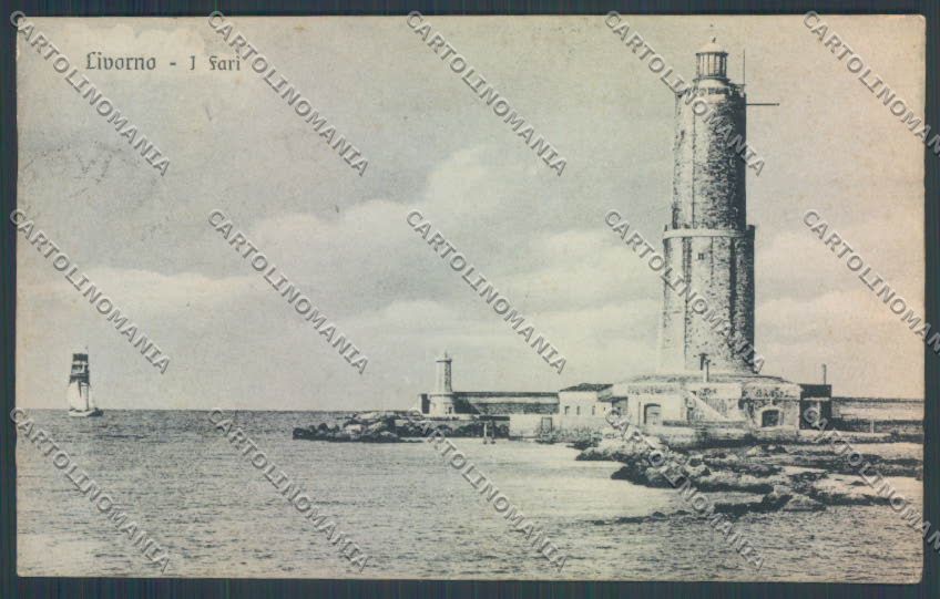 Livorno città Faro cartolina ZG1442 – fronte