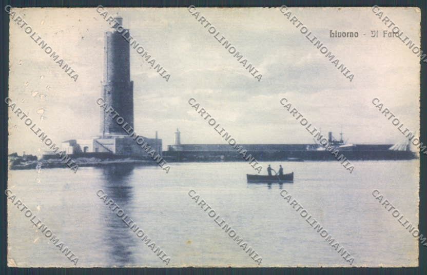 Livorno città Faro cartolina ZG1443 – fronte