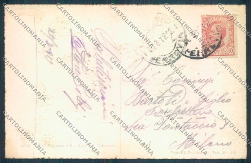 Livorno città Faro cartolina ZG1443 – retro