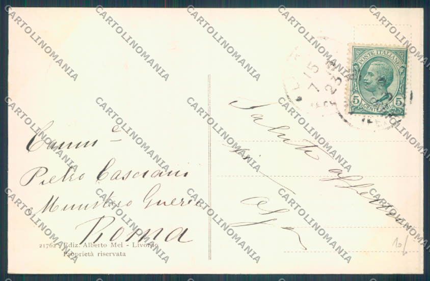 Livorno Castello Ugolini cartolina ZG1446 – retro