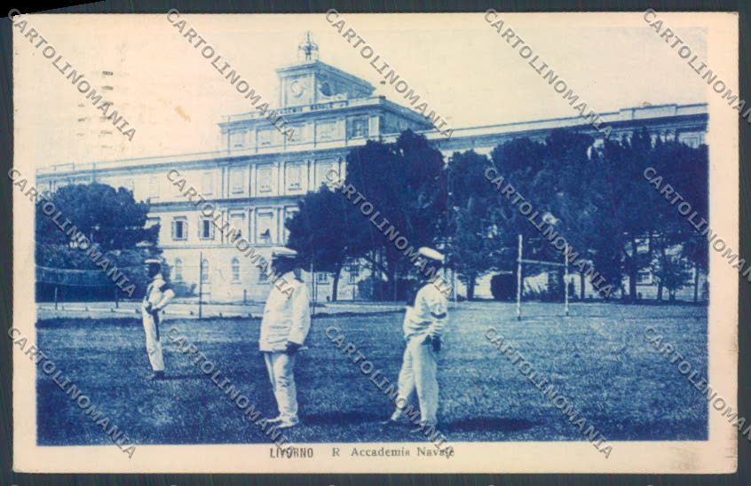 Livorno città Accademia Navale cartolina ZG1458 – fronte