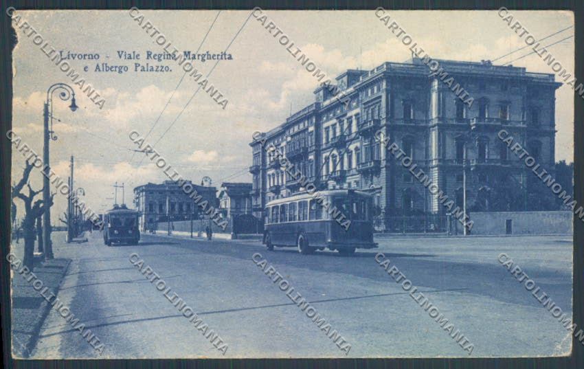 Livorno città Filovia cartolina ZG1469 – fronte
