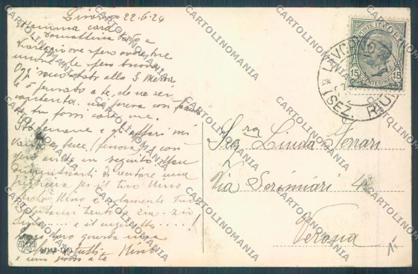 Livorno città cartolina ZG1470 – retro
