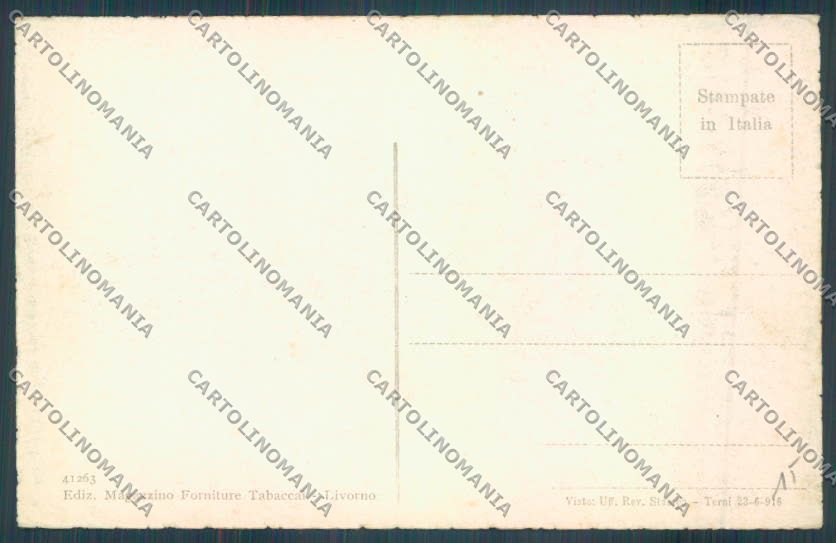 Livorno città Piazza Vittorio Emanuele cartolina ZG1471 – retro