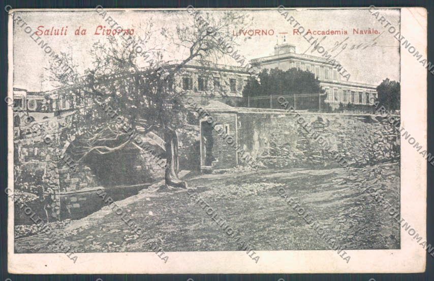 Livorno città Accademia Navale cartolina ZG1476 – fronte
