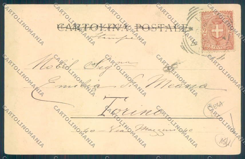 Livorno città PIEGA cartolina ZG1498 – retro