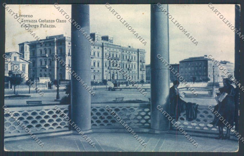 Livorno città Terrazza Ciano cartolina ZG1499 – fronte