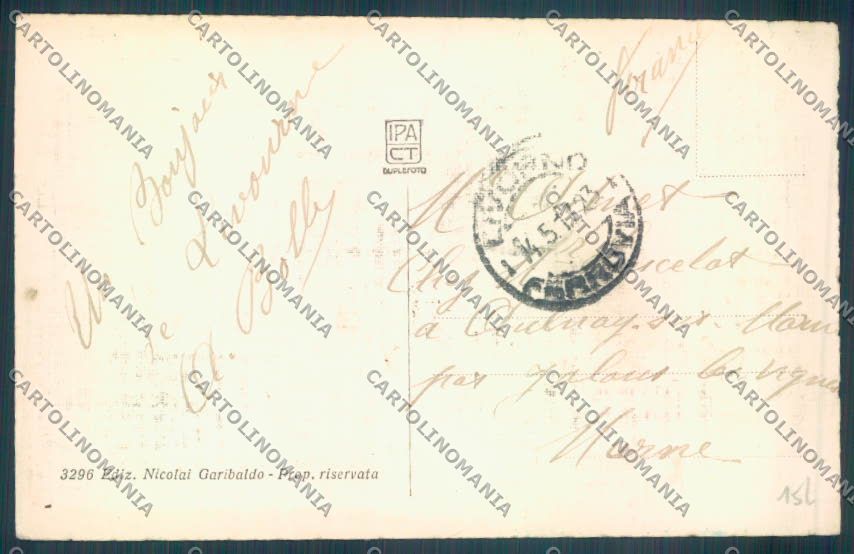 Livorno città Piazza Garibaldi cartolina ZG1512 – retro