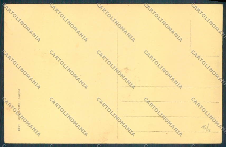 Livorno città Porto cartolina ZG1516 – retro