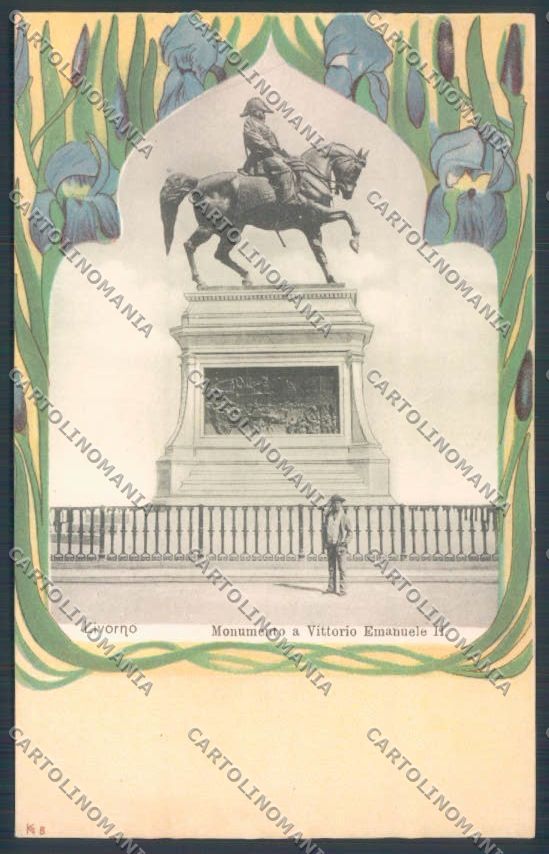 Livorno città Liberty cartolina ZG1517 – fronte