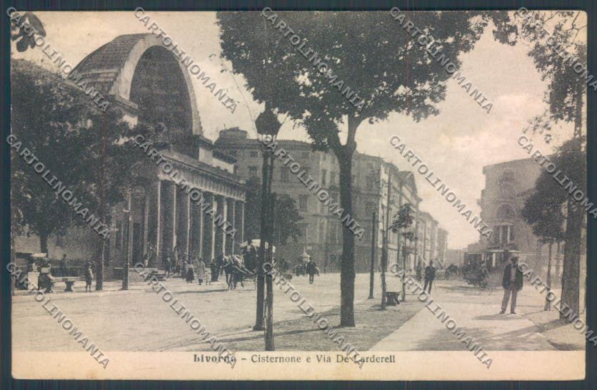 Livorno città Cisternone cartolina ZG1520 – fronte