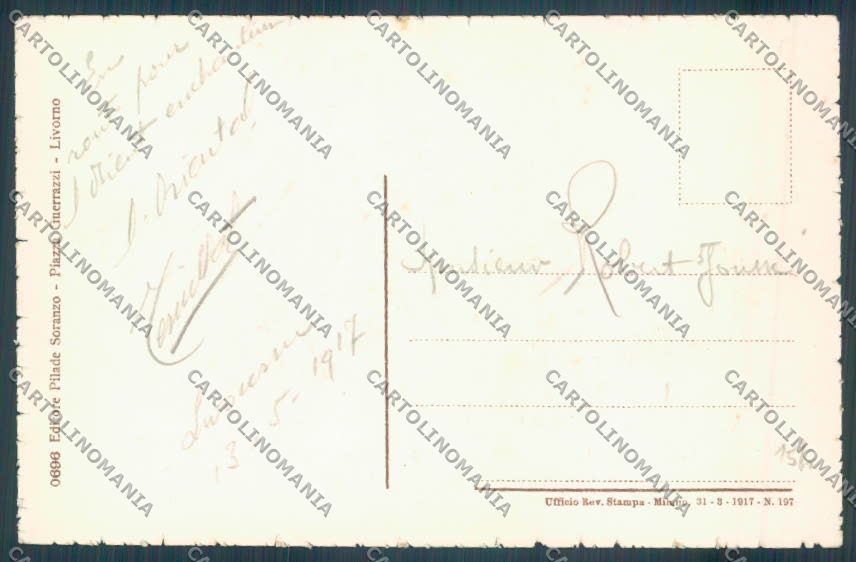 Livorno città cartolina ZG1521 – retro
