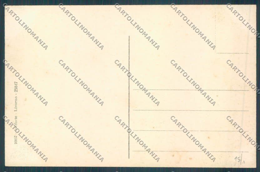 Livorno città Scali Olandesi cartolina ZG1527 – retro