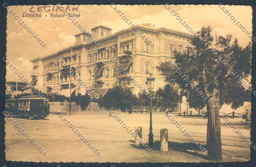 Livorno città Tram cartolina ZG1534 – fronte