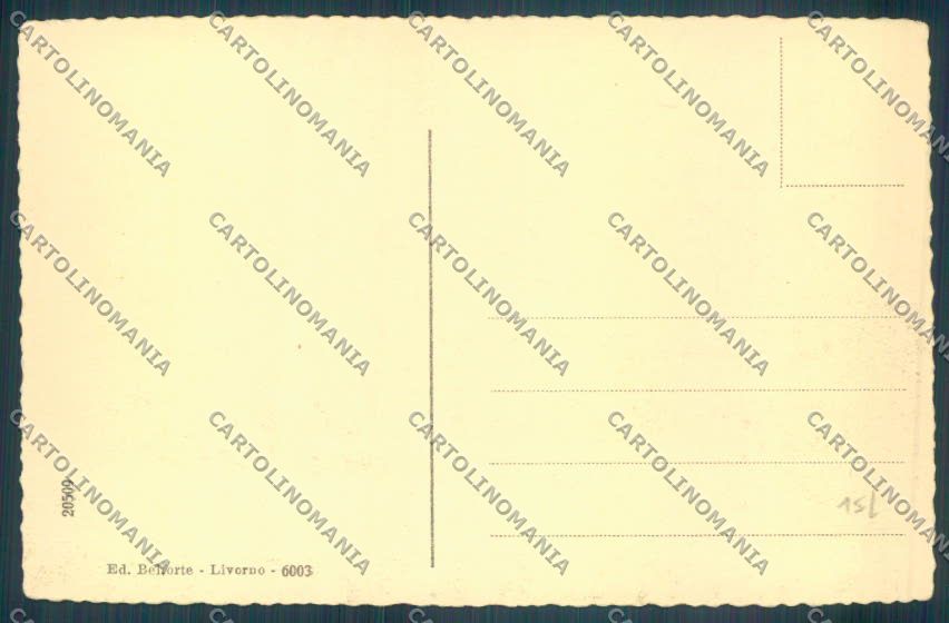 Livorno città Tram cartolina ZG1534 – retro