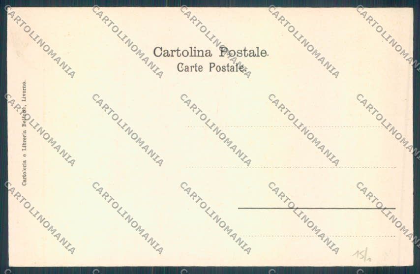 Livorno città Porto cartolina ZG1540 – retro