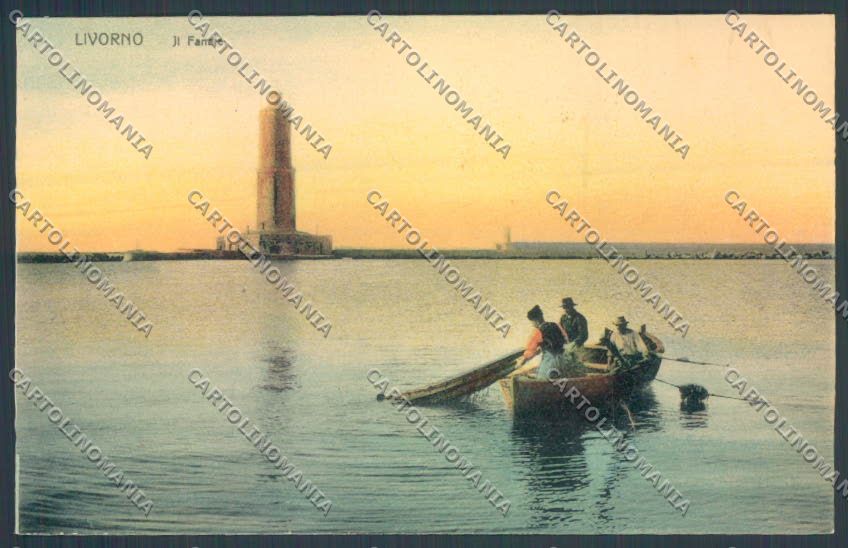 Livorno città Faro cartolina ZG1546 – fronte