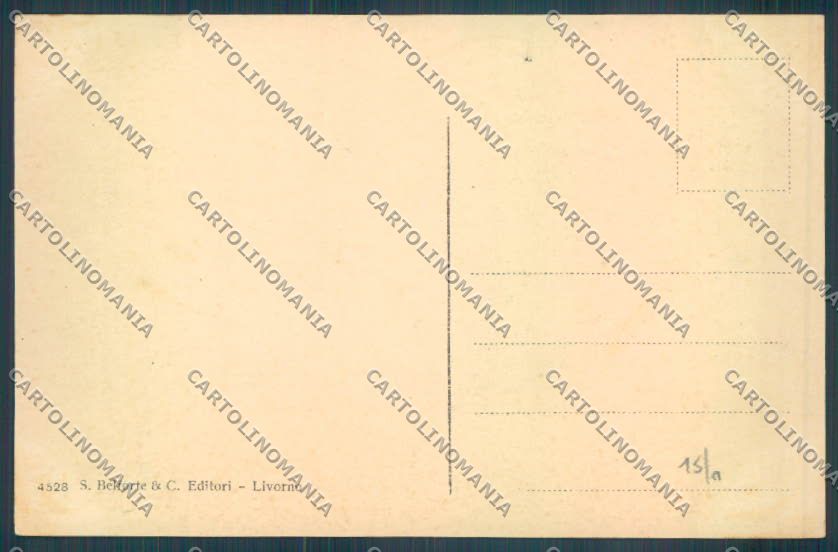 Livorno città Viale Margherita cartolina ZG1550 – retro