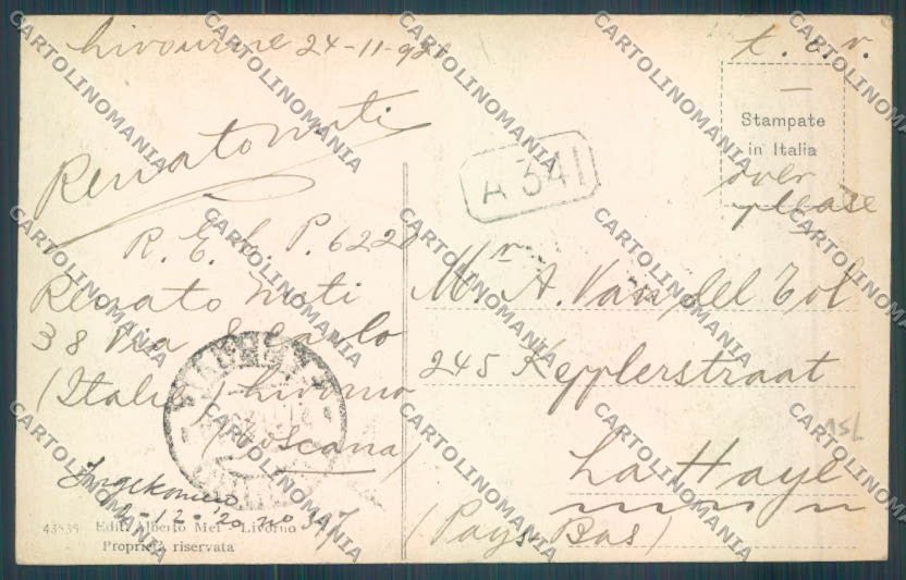 Livorno città cartolina ZG1581 – retro