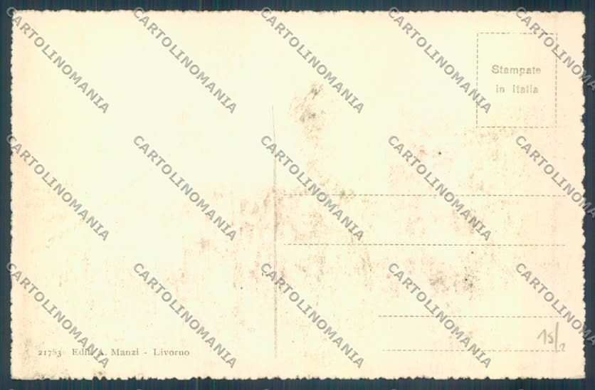 Livorno città Porto cartolina ZG1584 – retro