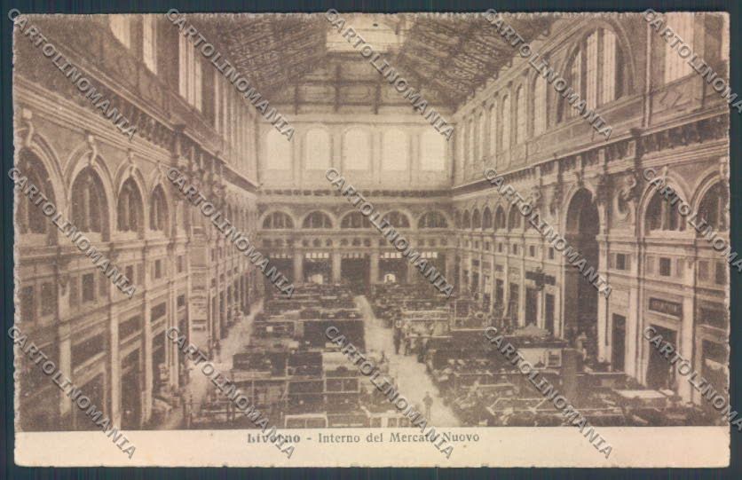 Livorno città Mercato cartolina ZG1585 – fronte