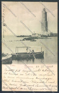 Livorno città PIEGATA cartolina ZG1586 – fronte