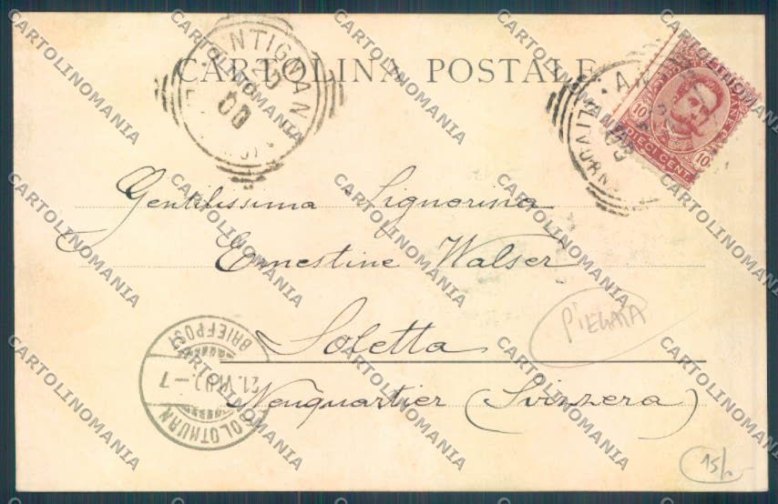 Livorno città PIEGATA cartolina ZG1586 – retro