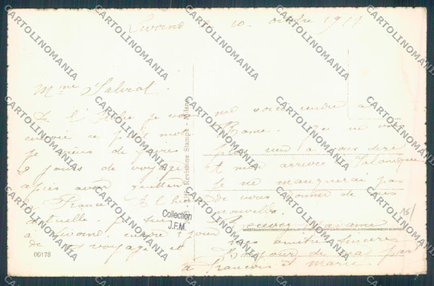 Livorno città Viale Principe Napoli cartolina ZG1589 – retro