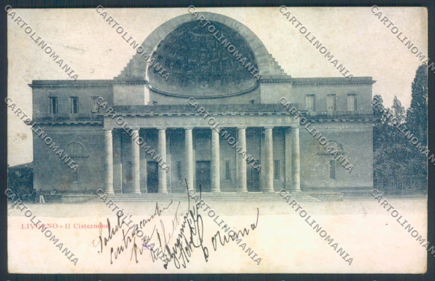 Livorno città Cisternone cartolina ZG1604 – fronte