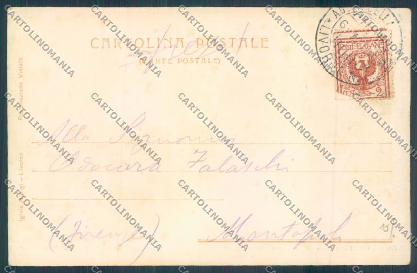 Livorno città cartolina ZG1605 – retro