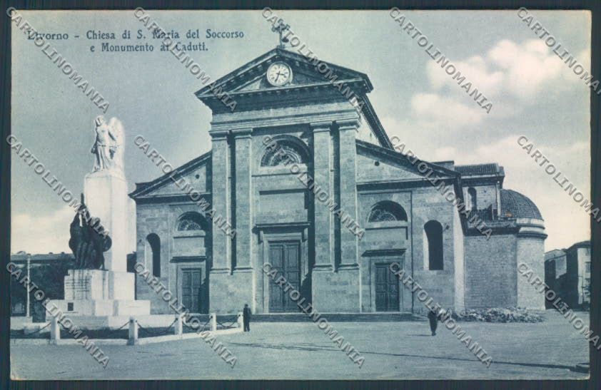 Livorno città Santa Maria Soccorso cartolina ZG1611 – fronte