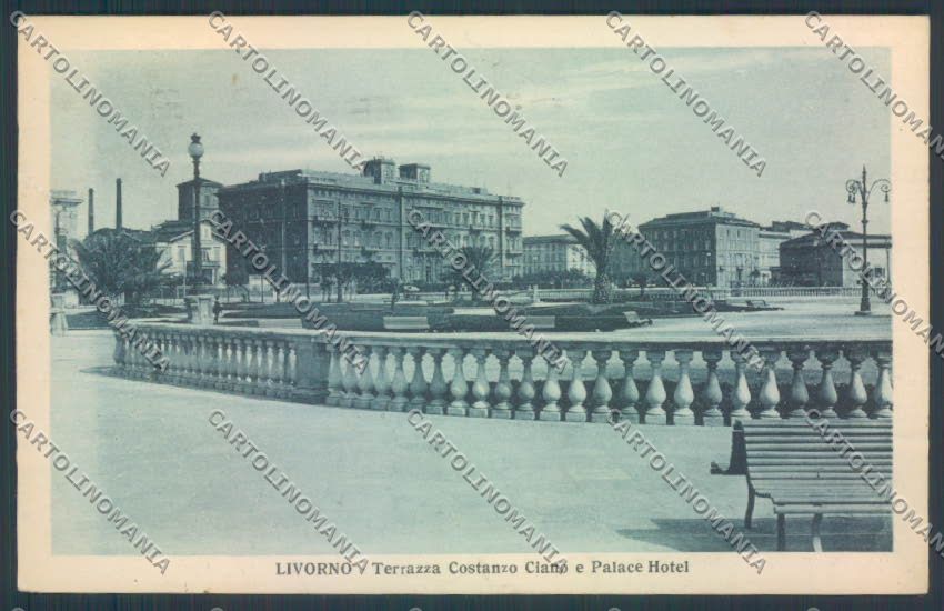 Livorno città PIEGHE cartolina ZG1615 – fronte