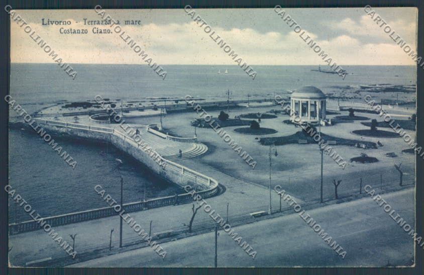 Livorno città Terrazza Ciano cartolina ZG1616 – fronte