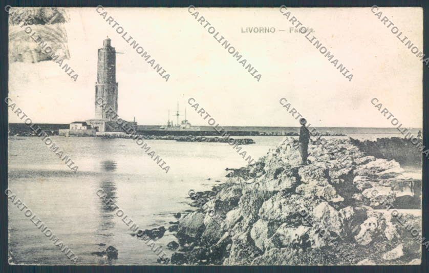 Livorno città Faro cartolina ZG1626 – fronte