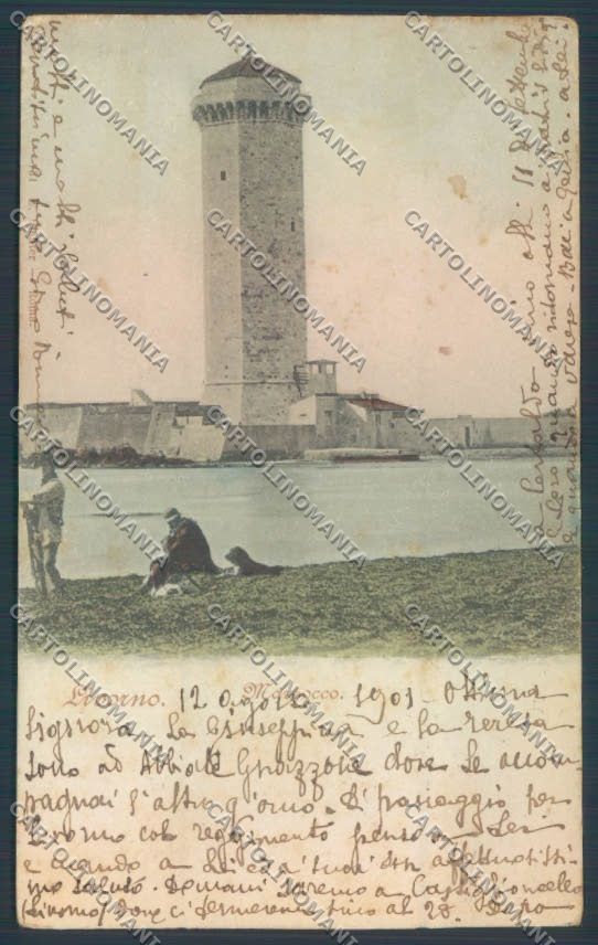 Livorno città Torre Marzocco cartolina ZG1627 – fronte