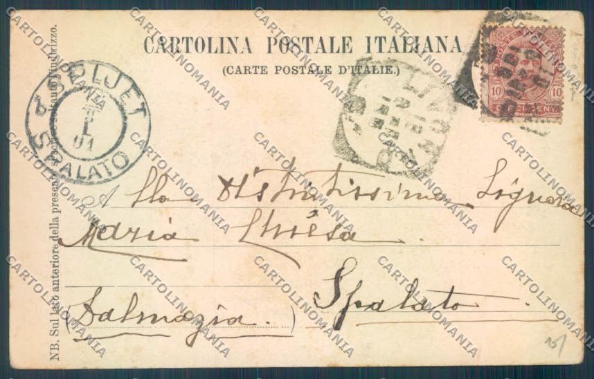 Livorno città Torre Marzocco cartolina ZG1627 – retro