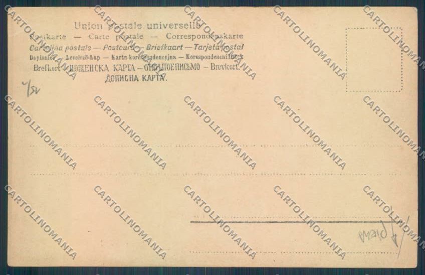 Livorno città Scali Olandesi PIEGA Foto cartolina ZG1635 – retro