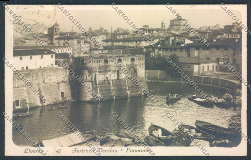 Livorno città Fortezza Vecchia Foto cartolina ZG1640 – fronte
