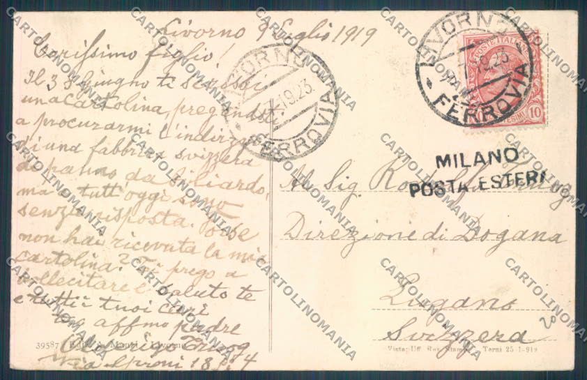 Livorno città cartolina ZG1642 – retro
