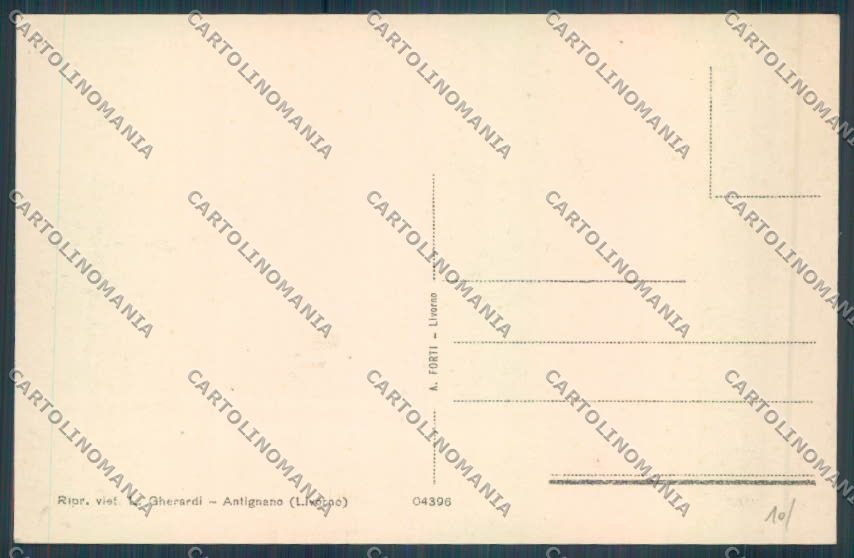 Livorno Antignano cartolina ZG1653 – retro