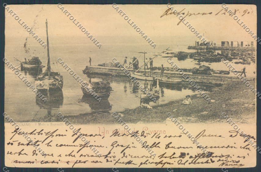 Livorno Antignano PIEGHINE STRAPPINI cartolina ZG1666 – fronte