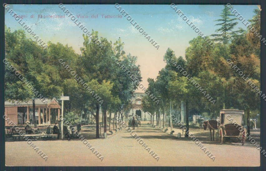Pistoia Montecatini TRACCE UMIDO cartolina ZG1679 – fronte