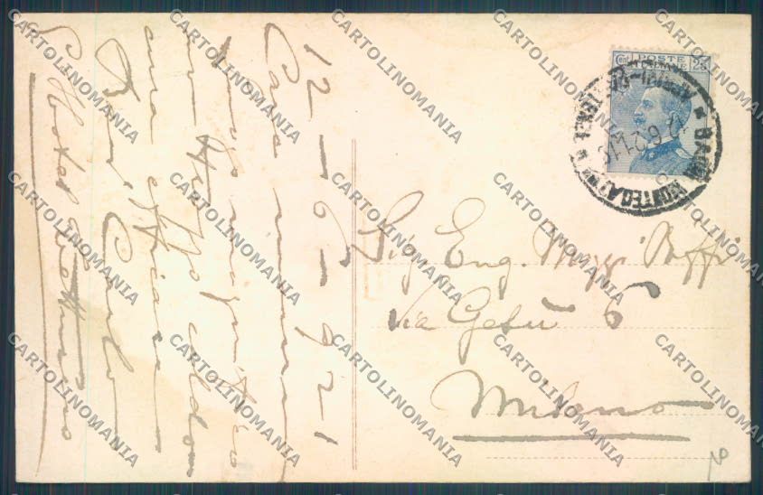Pistoia Montecatini cartolina ZG1712 – retro