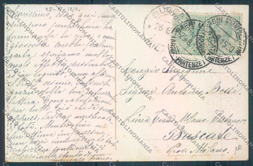 Pistoia Montecatini Funicolare cartolina ZG1717 – retro
