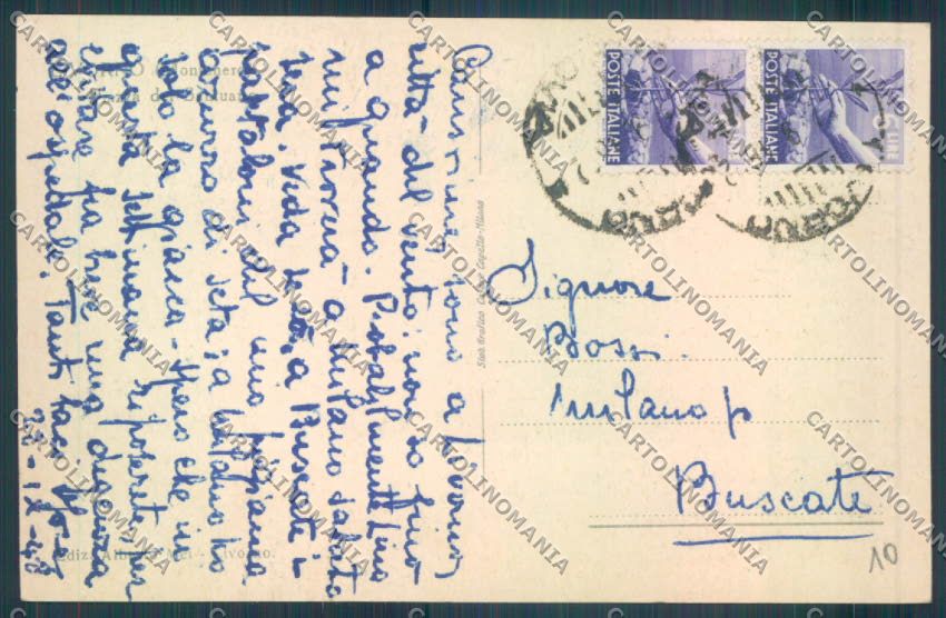 Livorno Montenero cartolina ZG1718 – retro