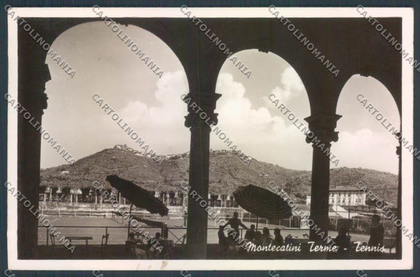 Pistoia Montecatini Tennis Foto cartolina ZG1721 – fronte