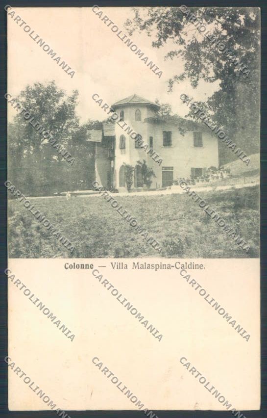 Alessandria Cantalupo Ligure Colonne Villa Malaspina Caldine cartolina ZG1744 – fronte