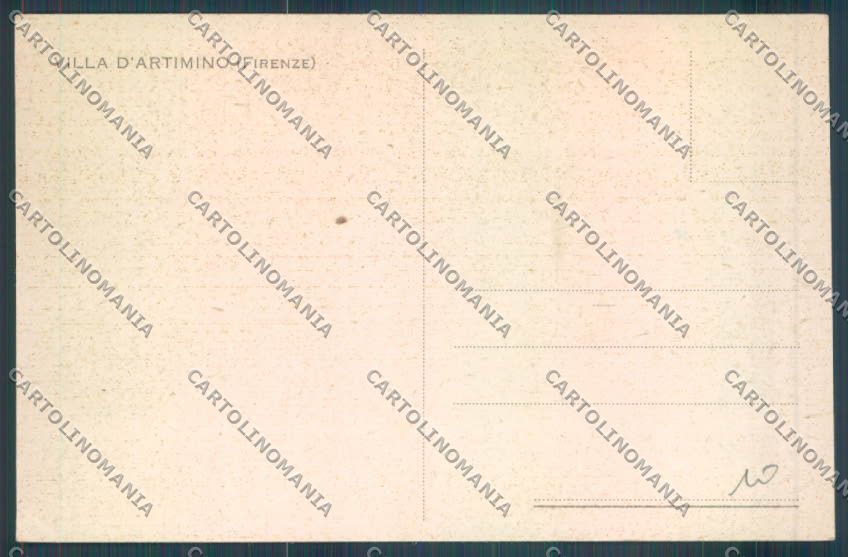 Firenze Villa d'Artimino cartolina ZG1750 – retro