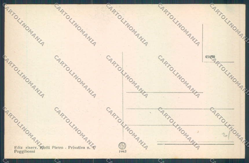 Siena Poggibonsi cartolina ZG1756 – retro